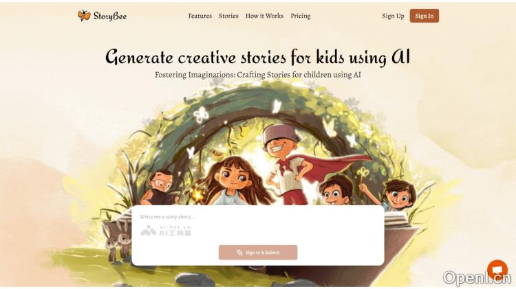StoryBee：智能故事编织师，轻松生成个性化创意故事