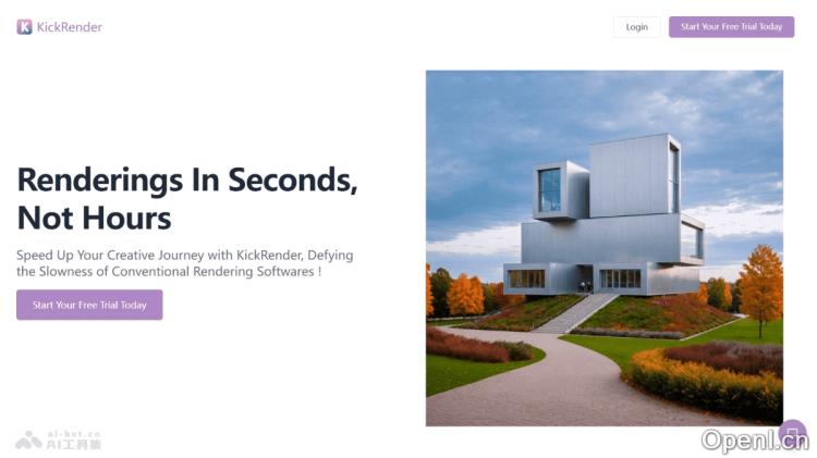 KickRender:高效AI渲染工具助力快速实现专业级3D效果