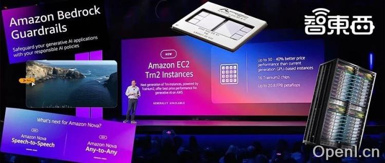 亚马逊年末狂潮:6款革命性大模型、3nm AI芯片、全球顶尖AI计算集群,苹果力挺引爆科技盛宴!