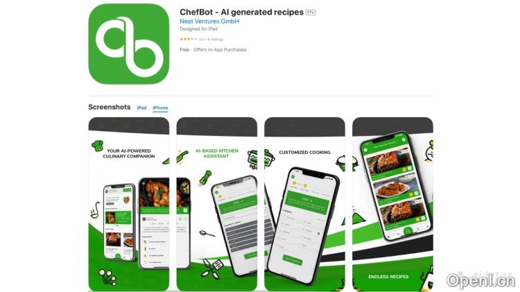 AI食谱应用,提供定制化的餐食建议