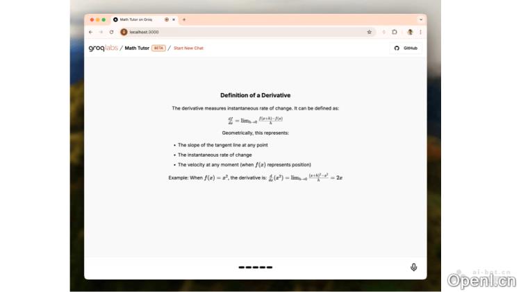 Mathtutor on Groq