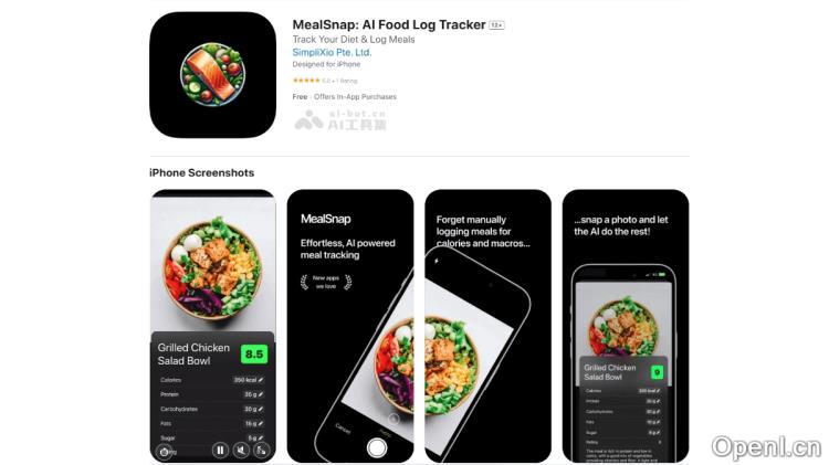 MealSnap：智能饮食助手：轻松拍照获取食物营养信息