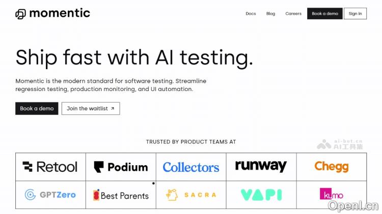 Momentic:低代码平台助力轻松创建和编辑交互式测试用例