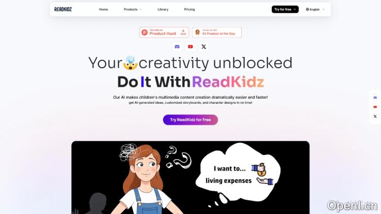 READKIDZ:多媒体创作平台让儿童故事生动呈现