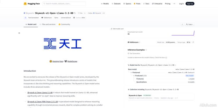 Skywork-o1-Open-Llama-3.1-8B