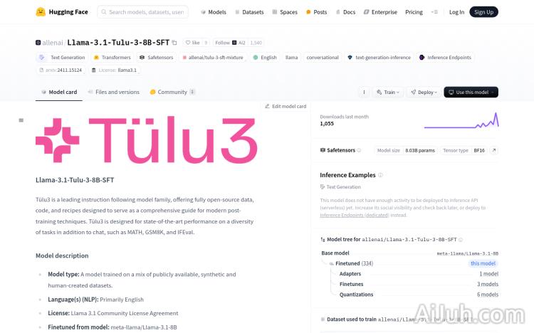Llama-3.1-Tulu-3-8B-SFT