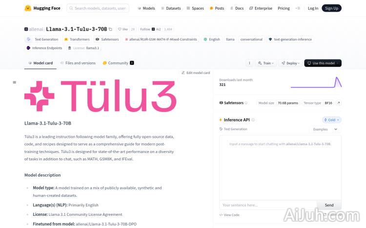 Llama-3.1-Tulu-3-70B