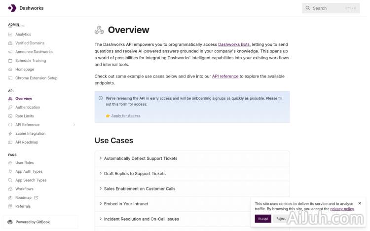 Dashworks Answer API