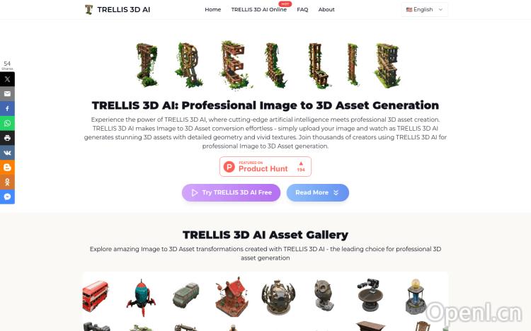TRELLIS 3D AI