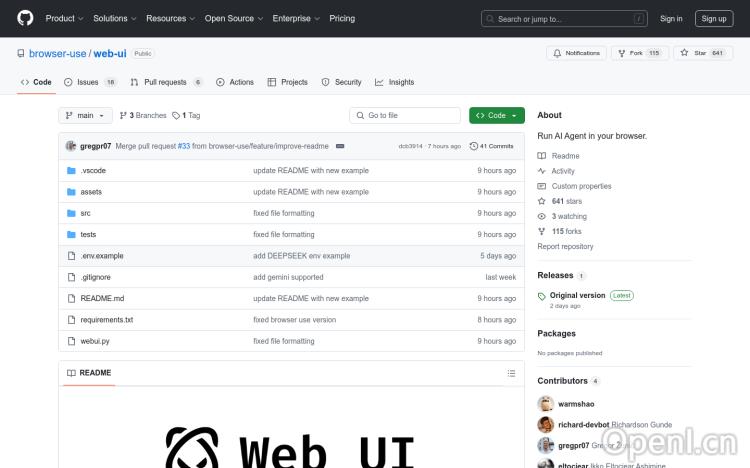 WebUI