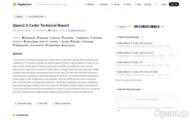 Qwen2.5-Coder Technical Report