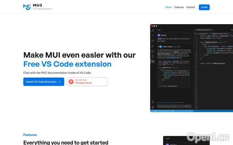 MUI VS Code Extension