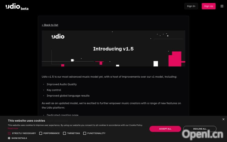 Udio v1.5