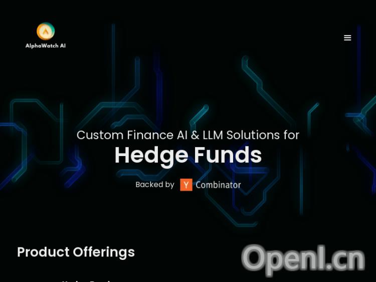 Alphawatch AI - Chatbot for Hedge Funds