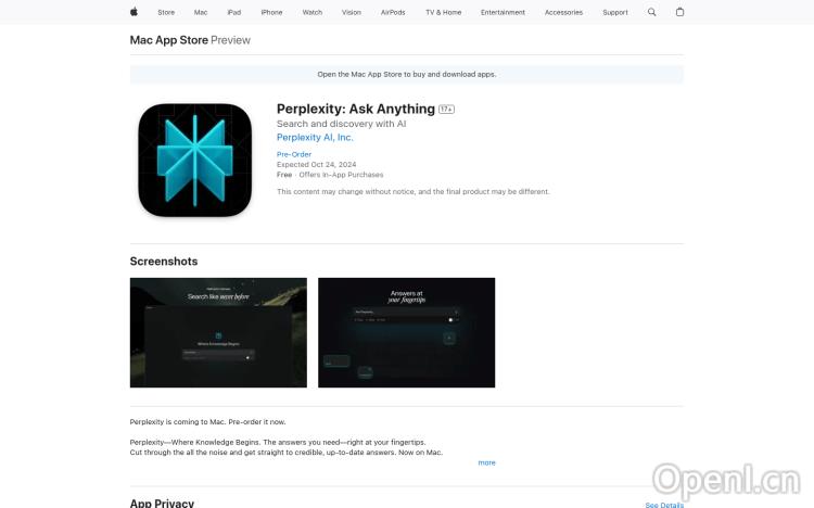 Perplexity for Mac
