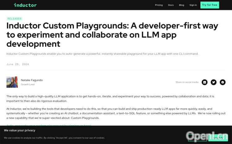 Inductor Custom Playgrounds