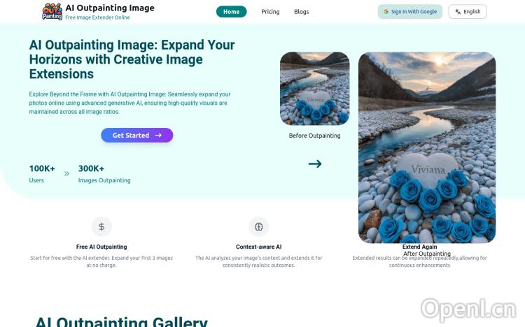 AI Outpainting Image