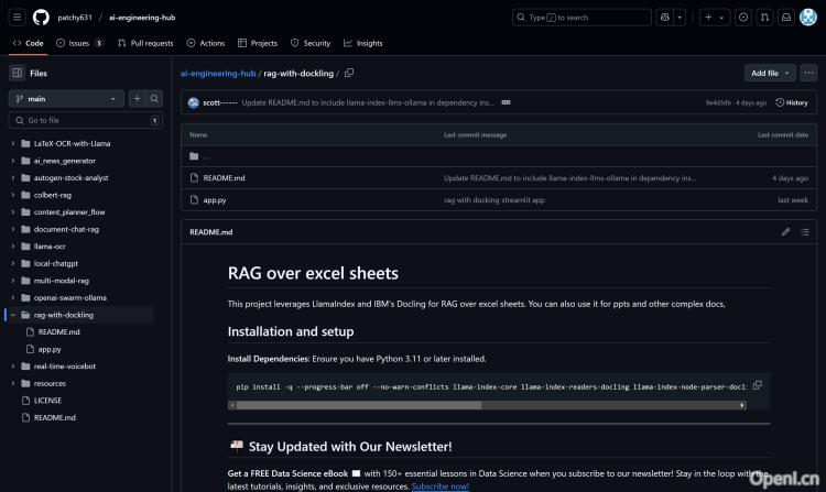 RAG over excel sheets