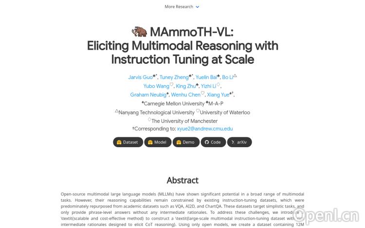 MAmmoTH-VL