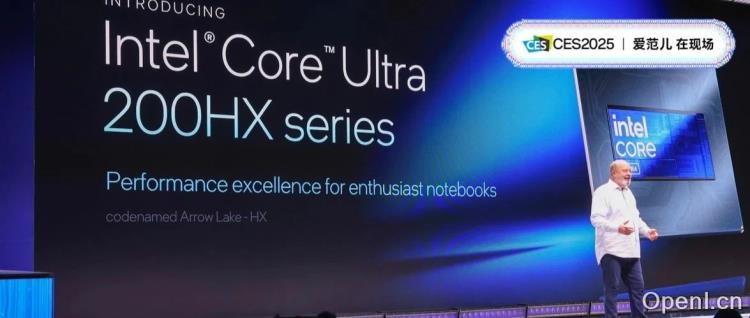 英特尔发布三款移动处理器，其中一款要将台式机性能装进笔记本里 | CES2025