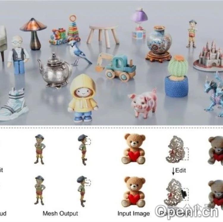 Stability AI推出SPAR3D:一秒内单图生成精确3D模型,开启原型设计新纪元