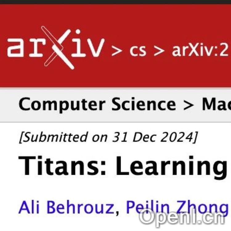 Transformer继任者「Titans」来了，上下文记忆瓶颈被打破