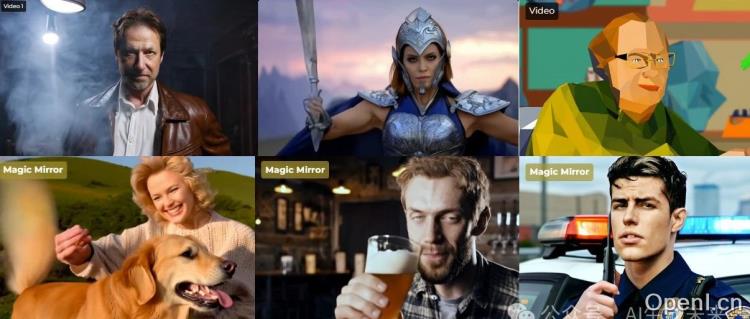 贾佳亚团队新作MagicMirror：生成身份一致且高质量个性化视频，效果惊艳！