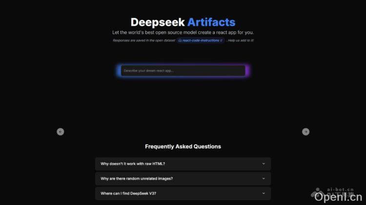 DeepSeek Artifacts