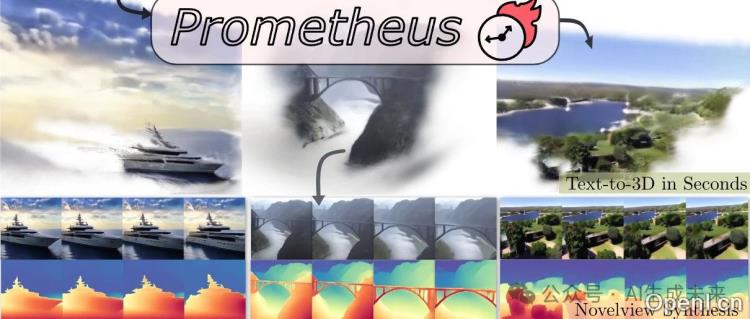 几秒生成逼真3D场景！浙大&蚂蚁等提出Prometheus，泛化媲美Stable Diffusion