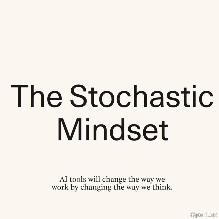 AI 创业：迎接随机性输出的时代