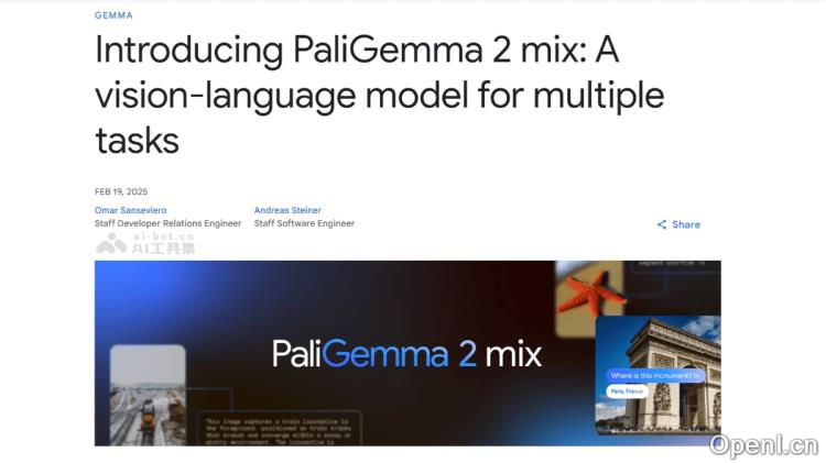 PaliGemma 2 mix
