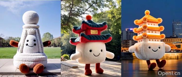 一觉醒来，地标建筑们都被AI变成毛绒玩具了。