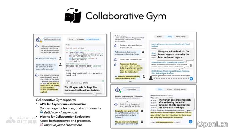Collaborative Gym