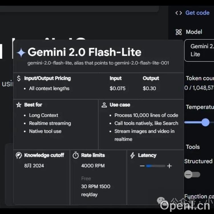 谷歌推出 Gemini 2.0 Flash Lite：更经济高效的 AI 模型