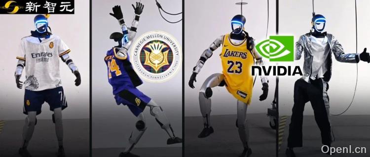 英伟达机器人跳APT舞惊艳全网,科比C罗完美复刻!CMU 00后华人共同一作
