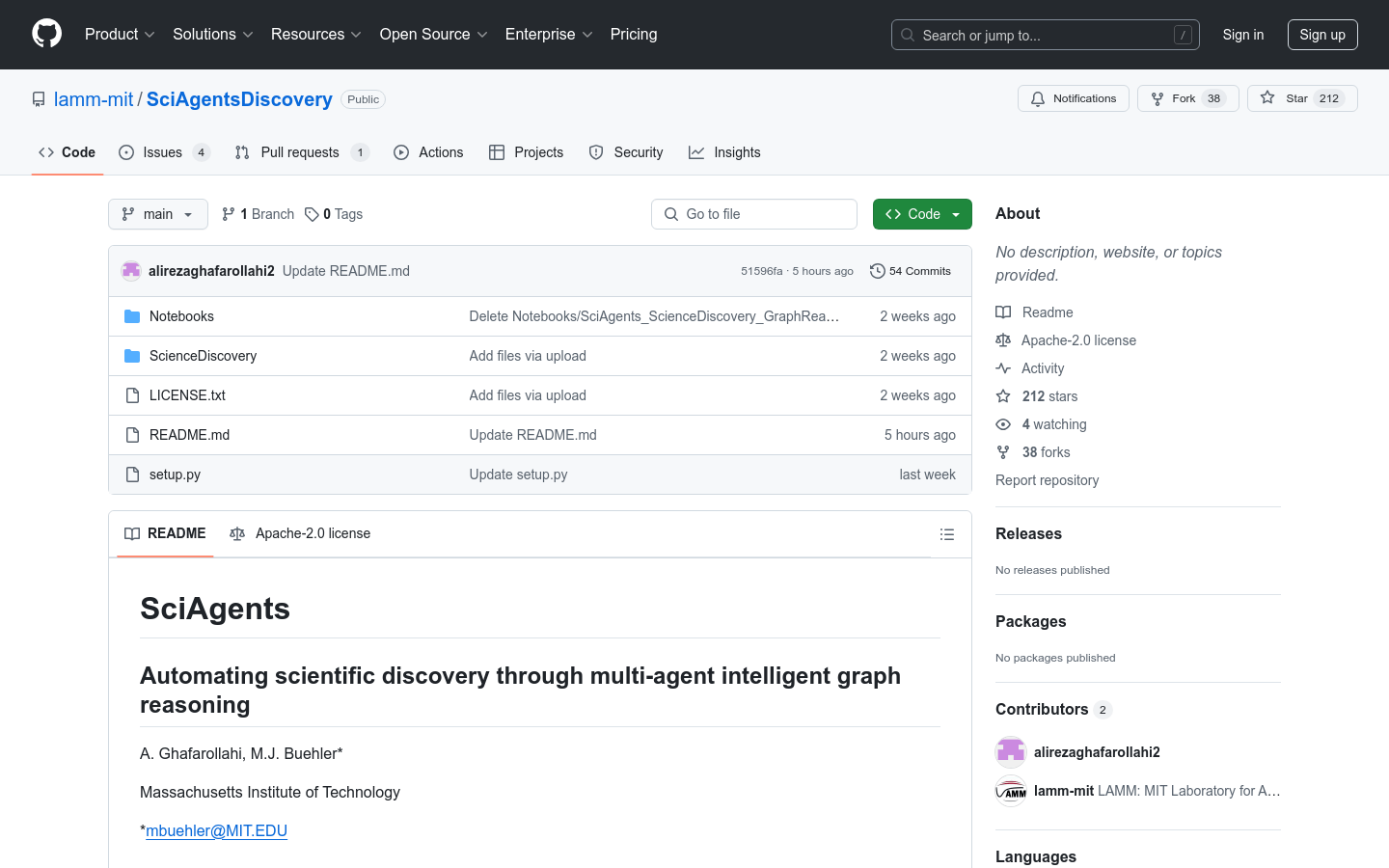 SciAgentsDiscovery
