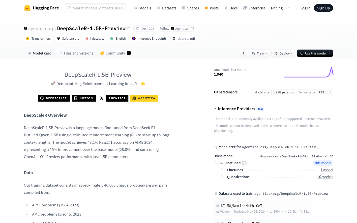 DeepScaleR-1.5B-Preview