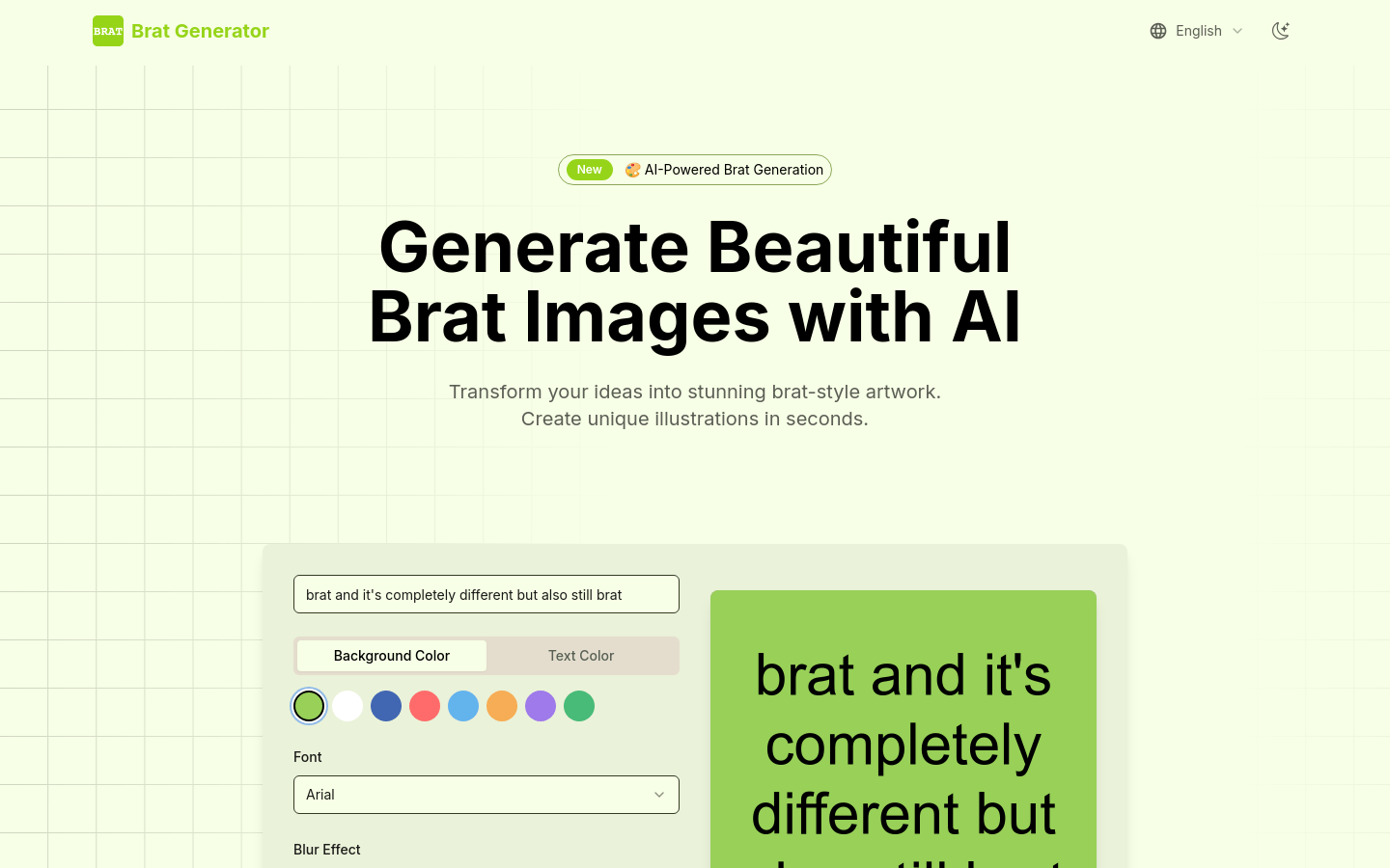 Brat Generator.design