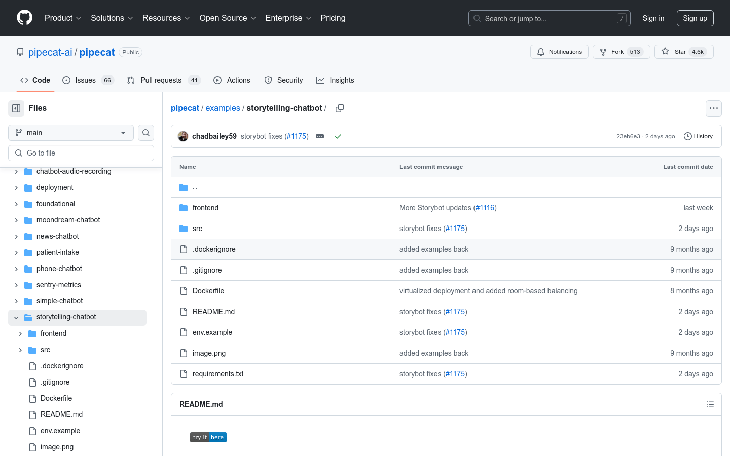 Storytelling Chatbot