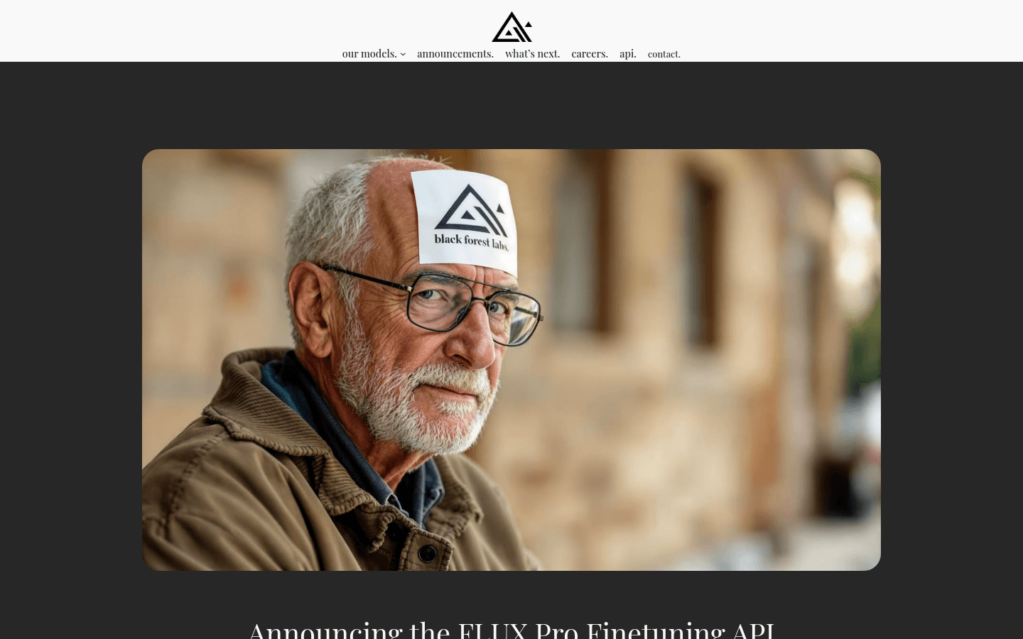 FLUX Pro Finetuning API