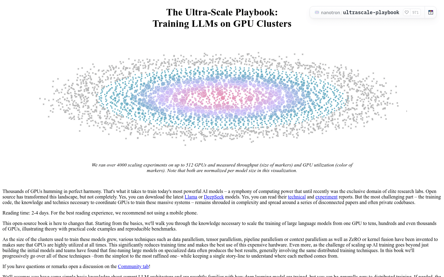 The Ultra-Scale Playbook