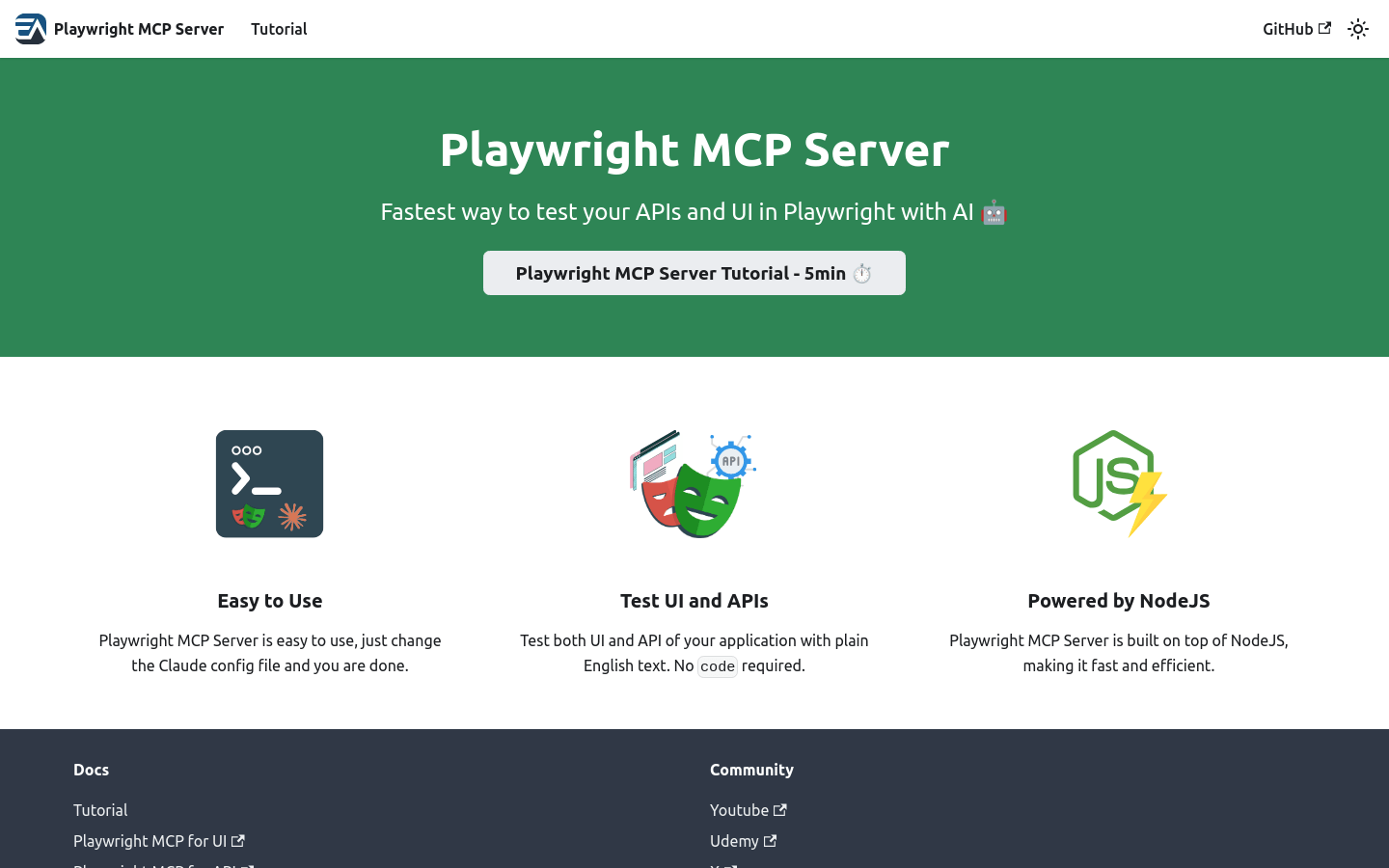 Playwright MCP Server