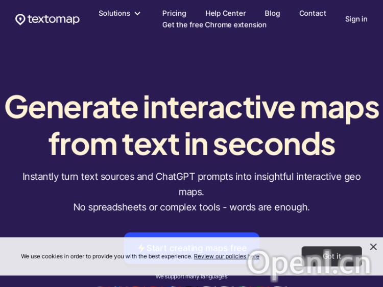 Textomap 2.0