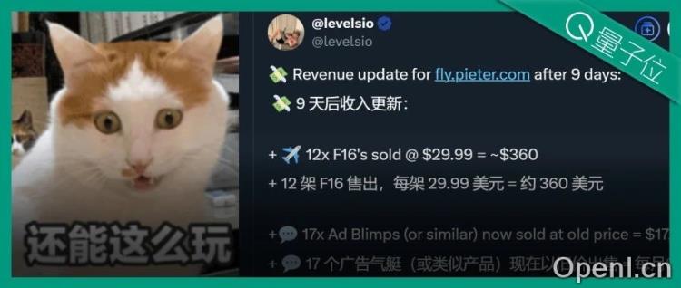 AI三小时做的小游戏，9天赚12万！马斯克：AI游戏前景无限