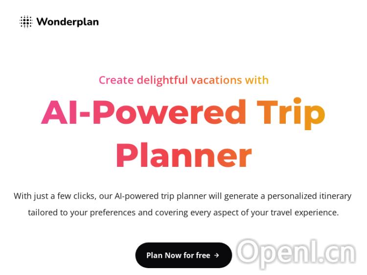 Wonderplan AI