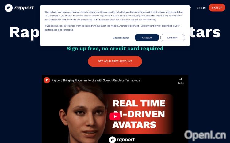 Rapport AI-Driven Avatars