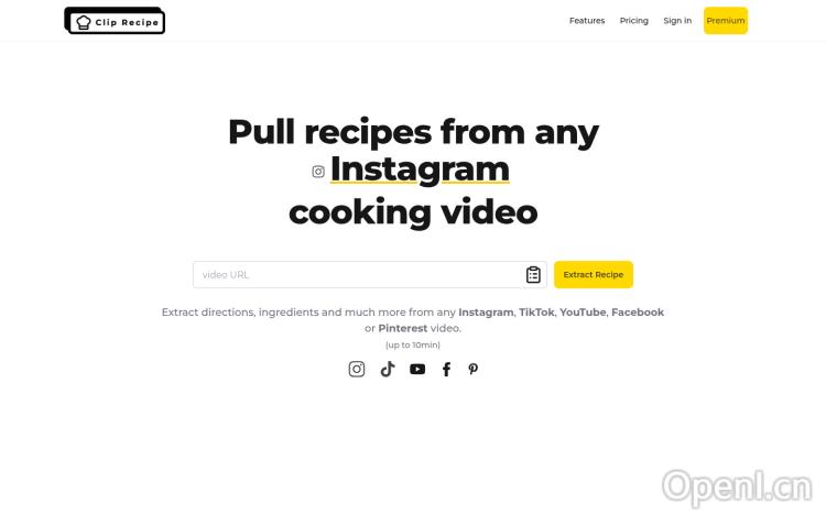 Clip Recipe