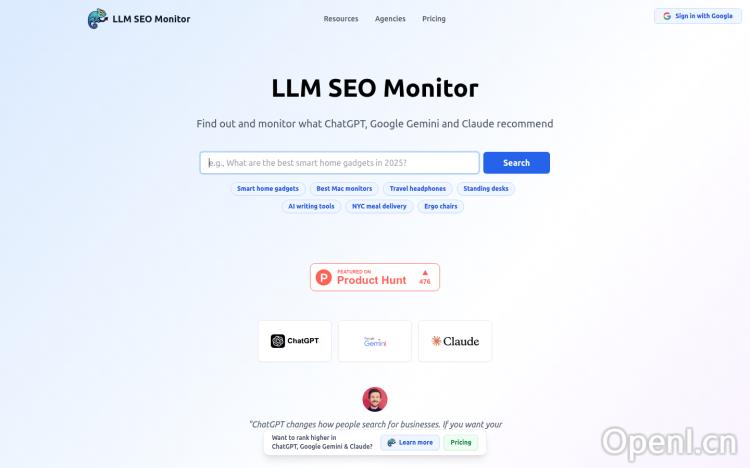 LLM SEO Monitor