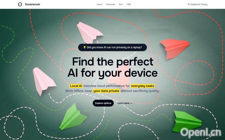 Find local AI in 10 secs with Suverenum