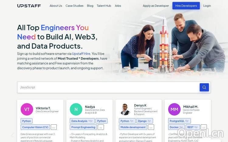 Hire AI Developers with Upstaff.com